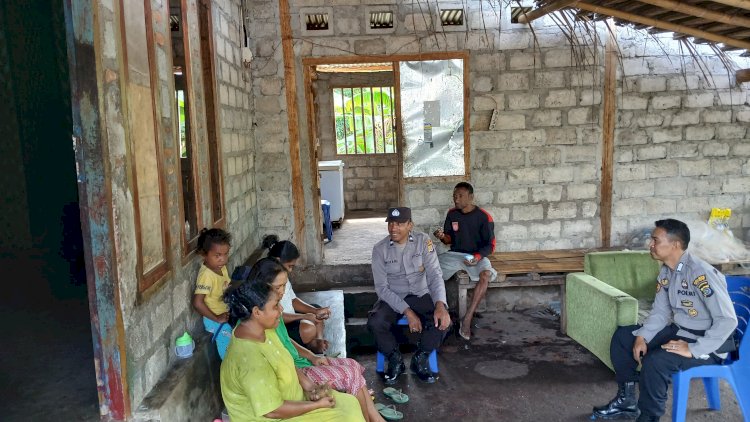 Polsek Alor Timur Intensifkan Patroli dan Sambang Kamtibmas di Kelurahan Kolana Utara