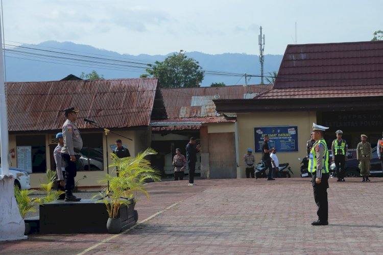 Waka Polres Alor Pimpin Apel Gelar Pasukan Operasi Keselamatan Turangga 2026