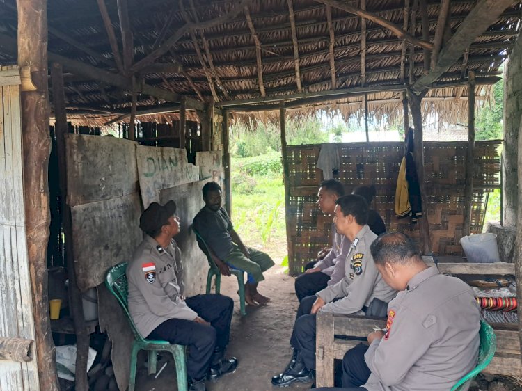 Polsek Alor Timur Laksanakan Patroli Dialogis dan Sambang Kamtibmas di Kelurahan Kolana Utara