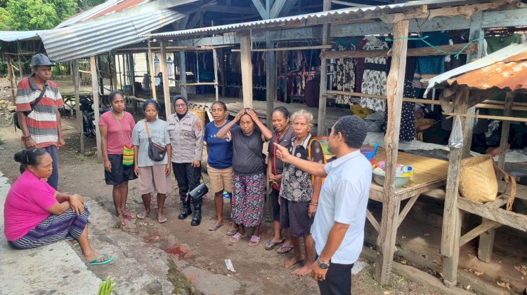 Kanit Reskrim Polsek Alor Barat Daya Laksanakan Cooling System di Kelurahan Moru