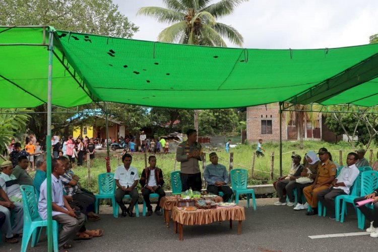 Kapolres Alor Hadiri Acara Perdamaian Pemuda Lipa dan Sawah Lama