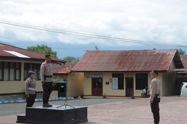 Polres Alor Perkuat Sinergitas Lewat Apel Siaga Kamtibmas Jelang Ibadah Puasa