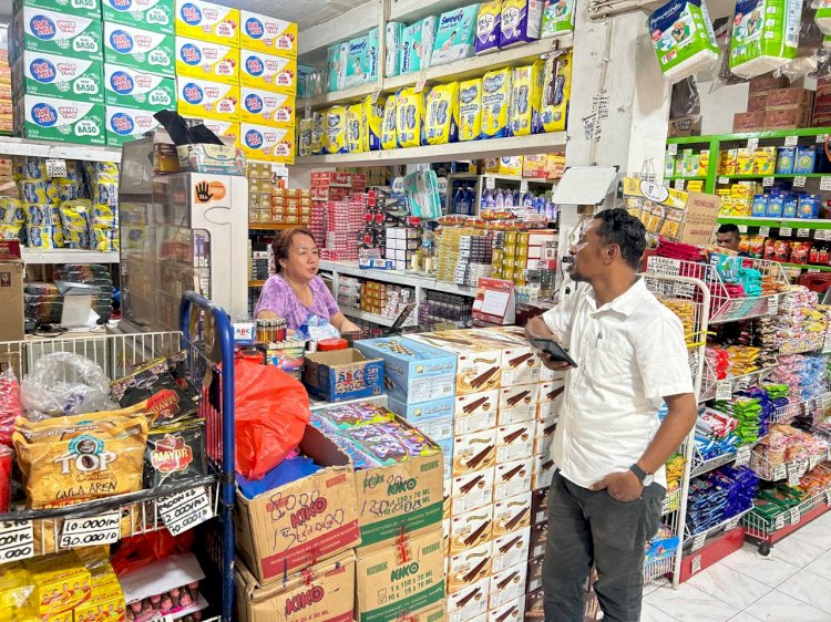 Antisipasi Kelangkaan, Polres Alor Lakukan Pengawasan Harga dan Stok LPG di Pasaran.