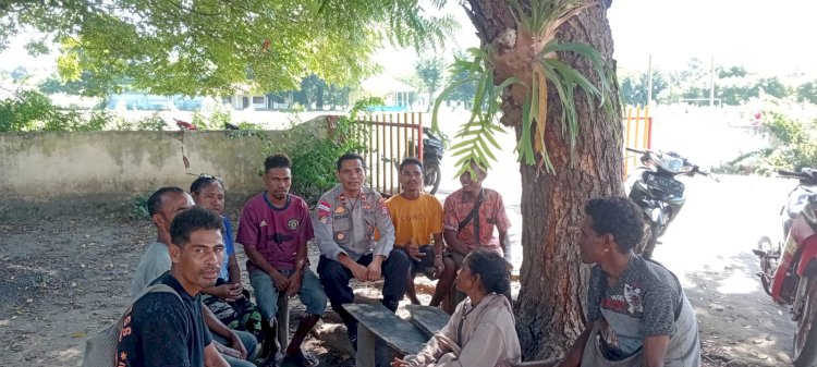 Ps. Kapolsek Alor Timur Intensifkan Patroli dan Sambang Kamtibmas di Desa Maritaing