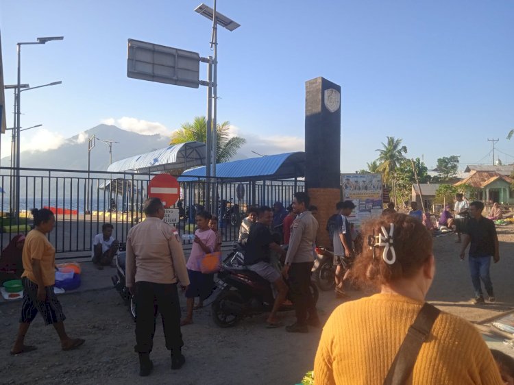 POLSUBSEKTOR BAKALANG INTENSIFKAN PATROLI DAN PENGAMANAN PASAR, WUJUDKAN KAMTIBMAS KONDUSIF DI PANTAR TIMUR