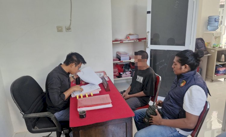 BERKAS LENGKAP, POLRES ALOR LAKSANAKAN TAHAP II PERKARA DUGAAN PEMBUNUHAN