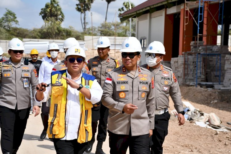 Kapolda NTT Tinjau Pembangunan Sekolah Rakyat, Wujud Dukungan terhadap Peningkatan Akses Pendidikan