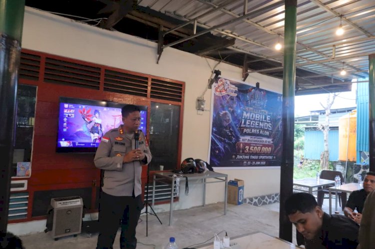 SEMARAK HARI BHAYANGKARA KE-80, POLRES ALOR GELAR SELEKSI MOBILE LEGENDS KAPOLRI CUP