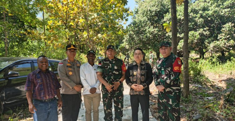 Kapolres Alor Hadiri Penutupan Program Karya Bakti TNI AD untuk Rakyat TA 2026, Wujudkan Sinergitas Dukung Pembangunan Daerah