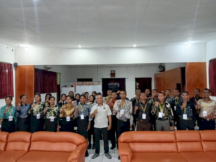 KBO Sat Intelkam Polres Alor Berikan Edukasi Literasi Digital kepada Calon Paskibraka Kabupaten Alor Tahun 2026