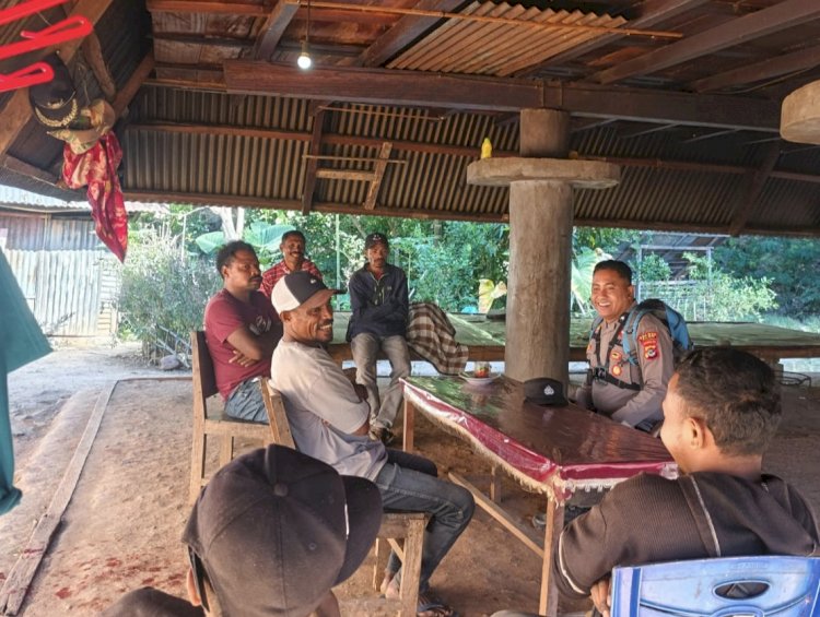 Polsubsektor Pureman Gencarkan Patroli Kamtibmas dan Sambang, Warga Langkuru Utara Dihimbau Jaga Keamanan