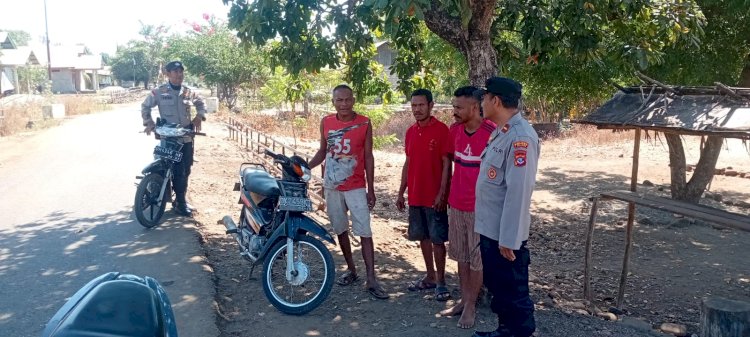 Polsek Alor Timur Gelar Patroli dan Sambang Kamtibmas di Kelurahan Kolana Utara