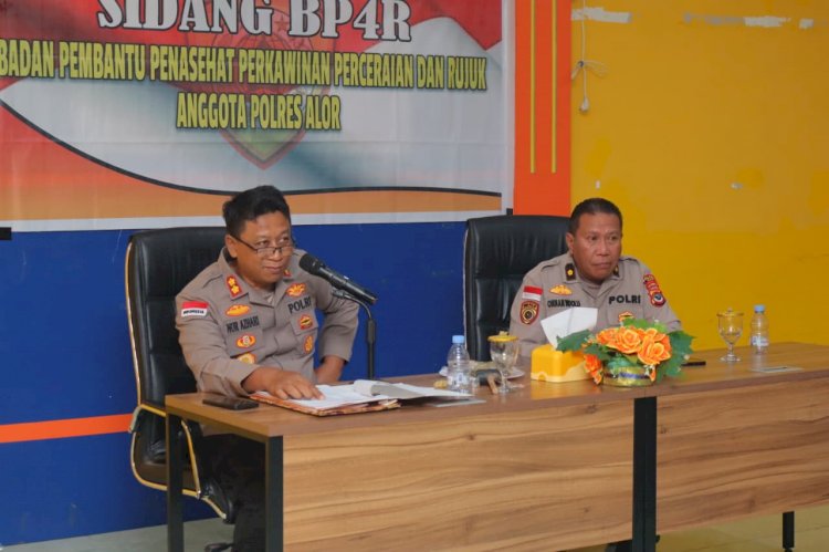 Kapolres Alor Pimpin Sidang BP4R, Bekali Calon Pasangan dengan Nilai Agama dan Tanggung Jawab Kedinasan