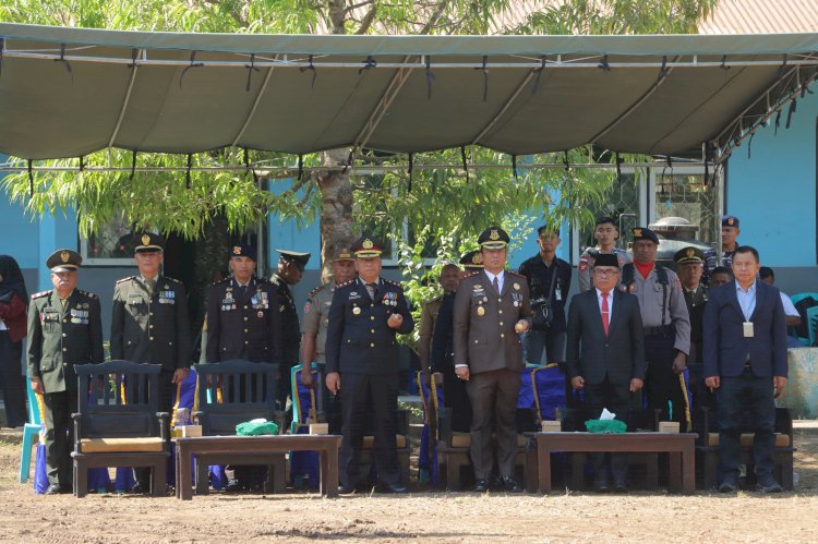 Kapolres Alor Hadiri Upacara HUT ke-81 TNI, Tegaskan Soliditas dan Sinergitas TNI-Polri