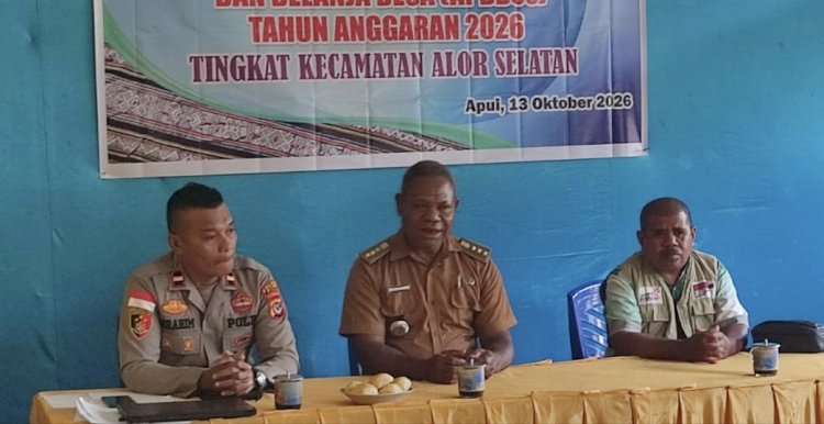 Kapolsek Alor Selatan Tatap Muka dengan 13 Kepala Desa, Perkuat Sinergi Kamtibmas