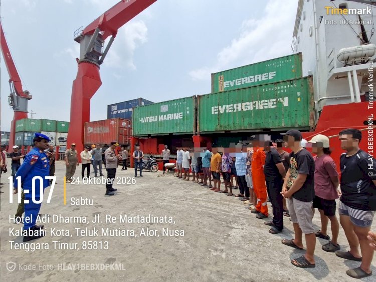 Polres Alor Gelar KRYD Narkoba di Pelabuhan Kalabahi, Tiga Kapal Diperiksa