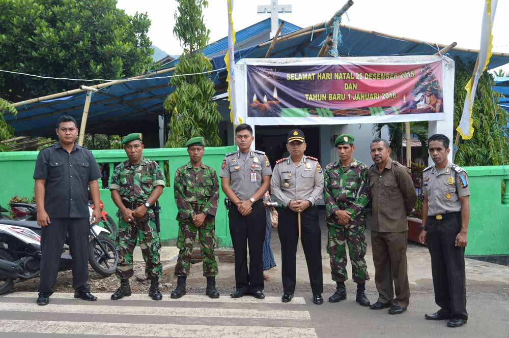 POLRES ALOR PERKETAT PENJAGAAN TEMPAT IBADAH PERAYAAN NATAL 2015