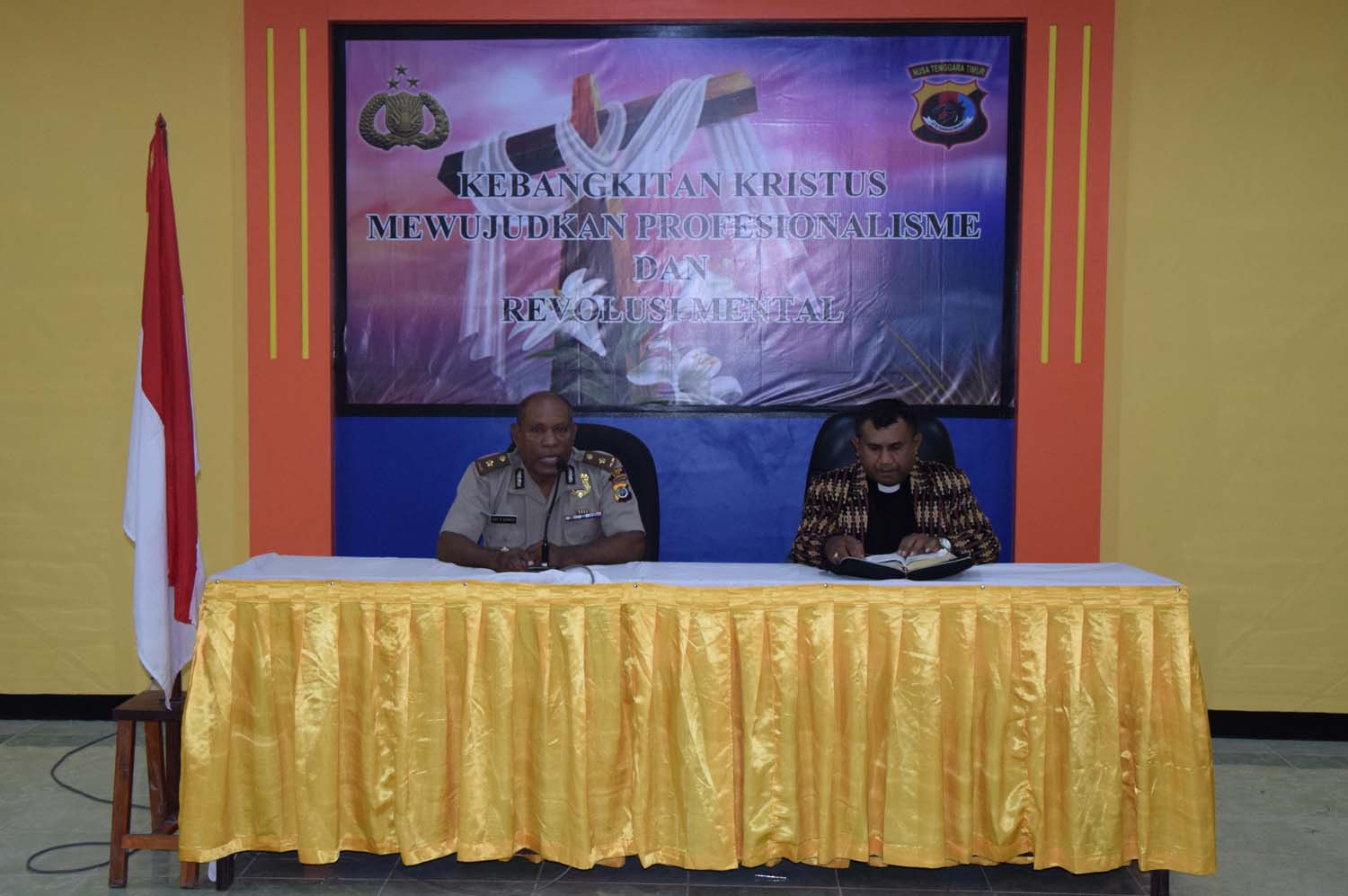 Dukung Program Revolusi Mental, Polres Alor Rutin Laksanakan Pembinaan Rohani Dan Mental