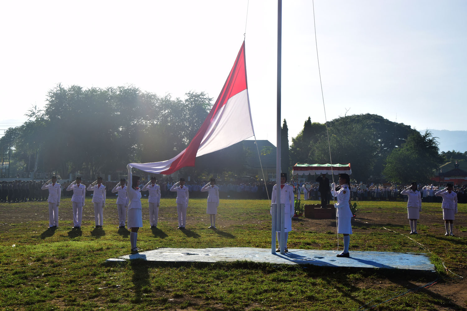 Kapolres Alor Hadir Dalam Upacara Memperingati HARDIKNAS Tahun 2016