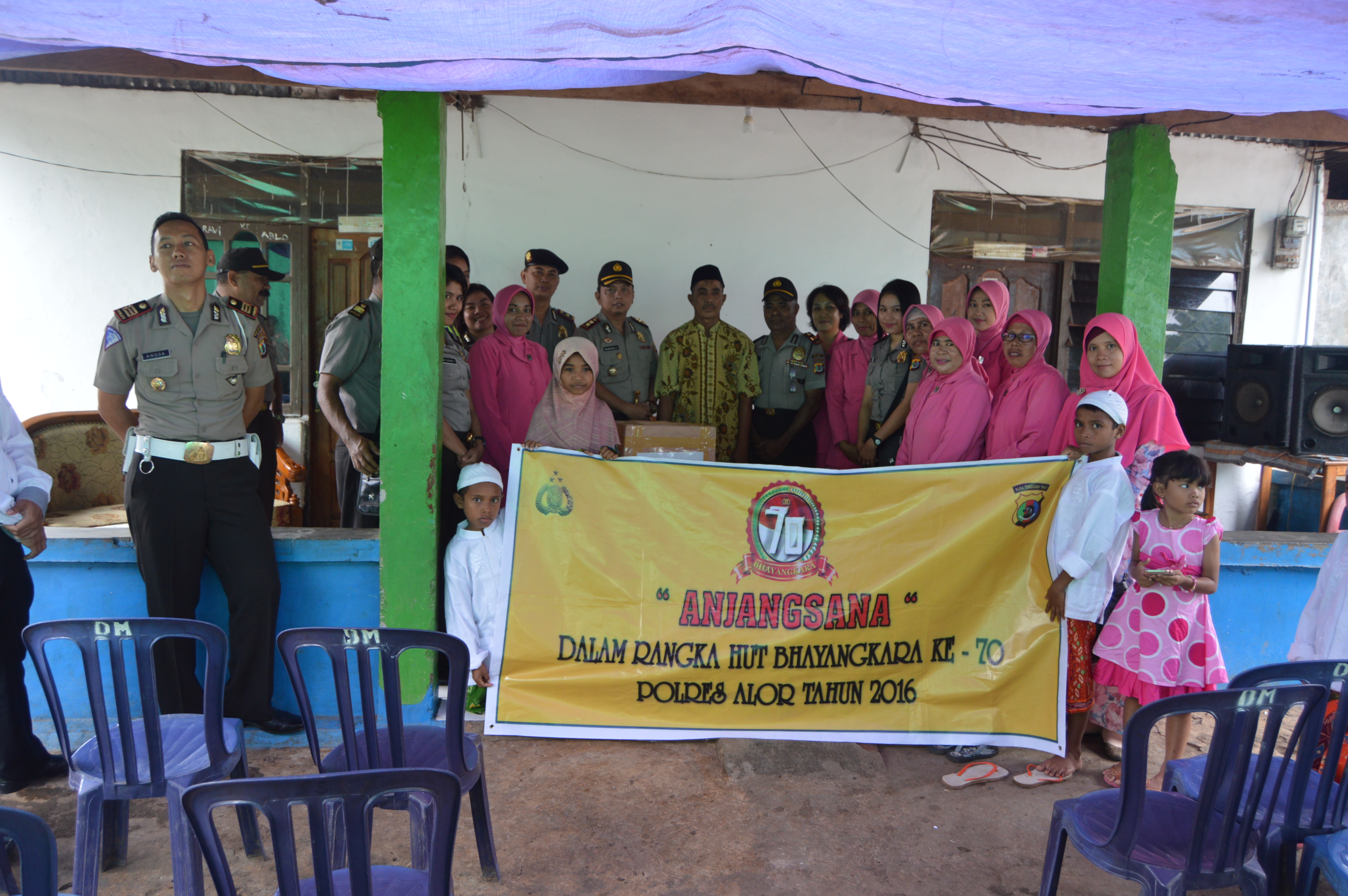 Jelang HUT Bhayangkara Ke-70, Polres Alor Lakukan Anjang Sana