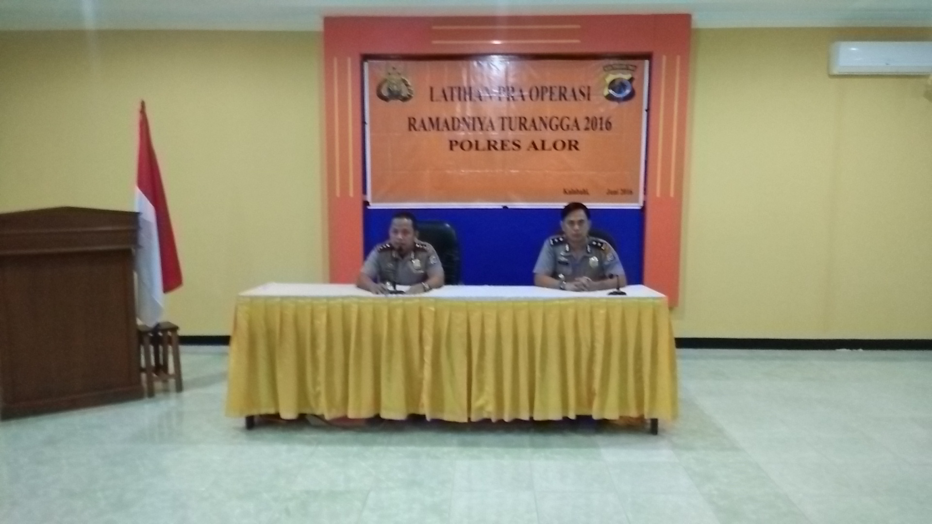 Jelang Operasi Ramadniya 2016, Polres Alor Gelar Lat Pra Ops