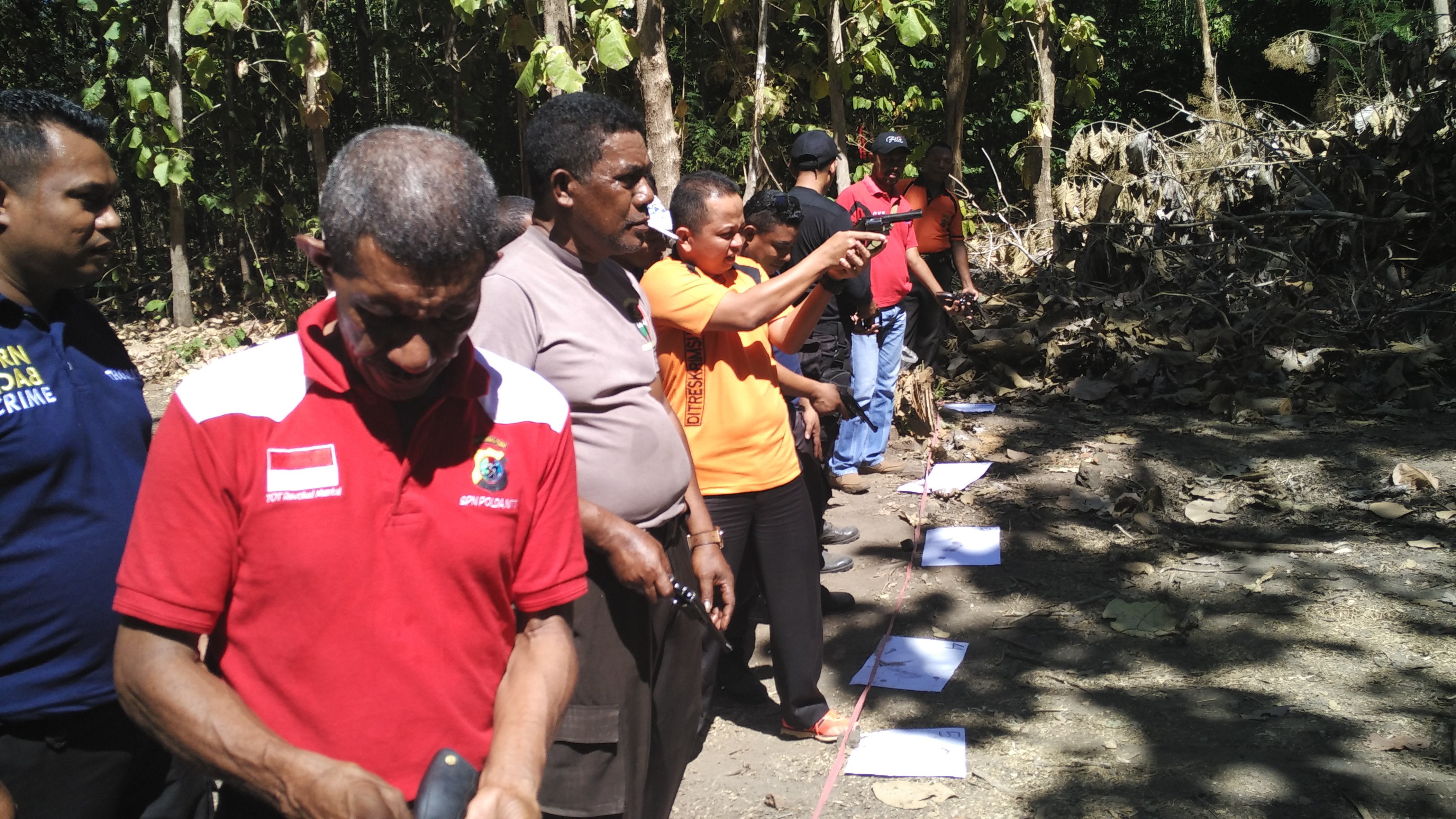 Polres Alor Gelar Latihan Menembak Berkala