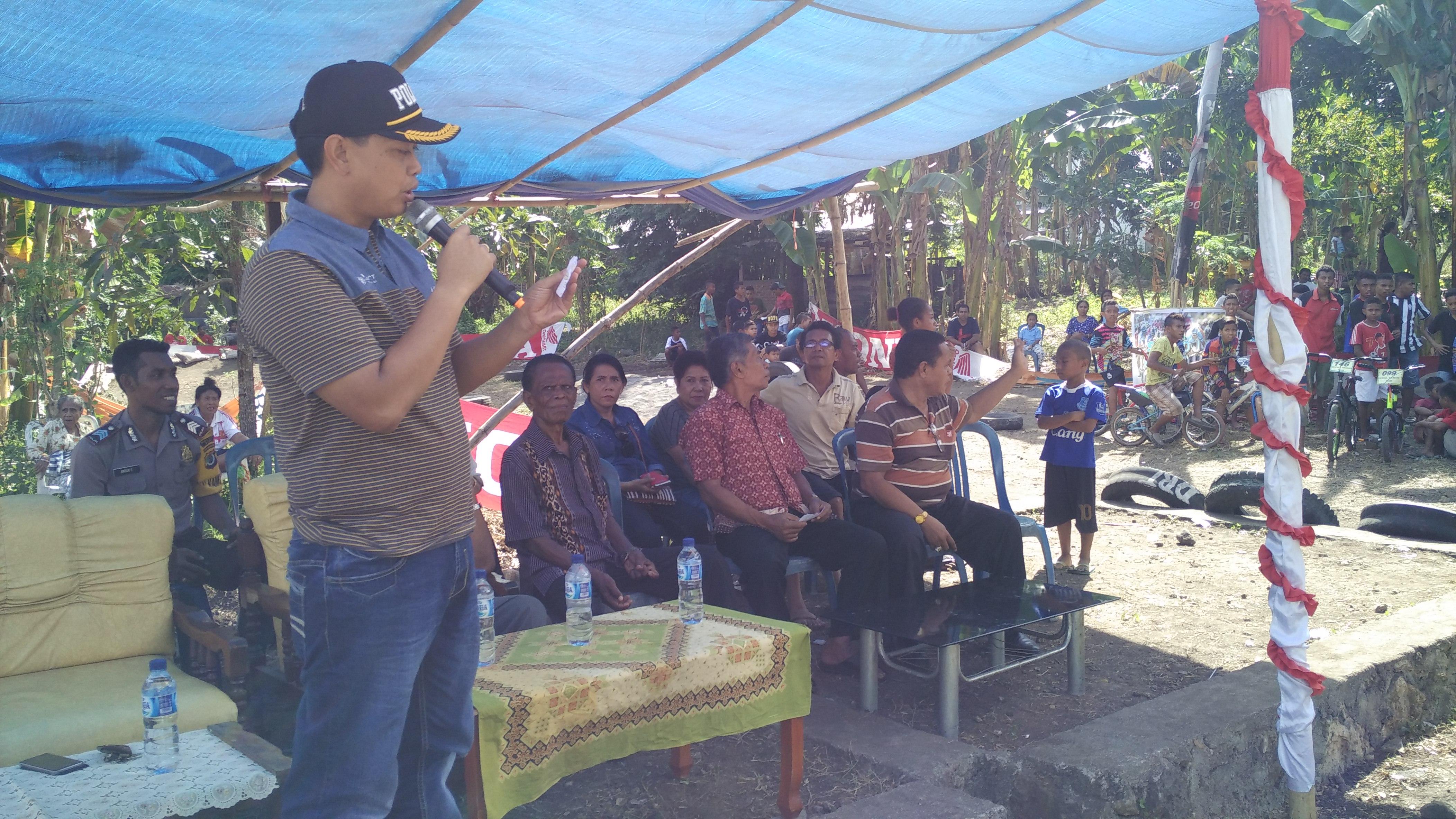 Menyongsong HUT Polri, Waka Polres Alor Buka Turnamen Grasstrack Sepeda