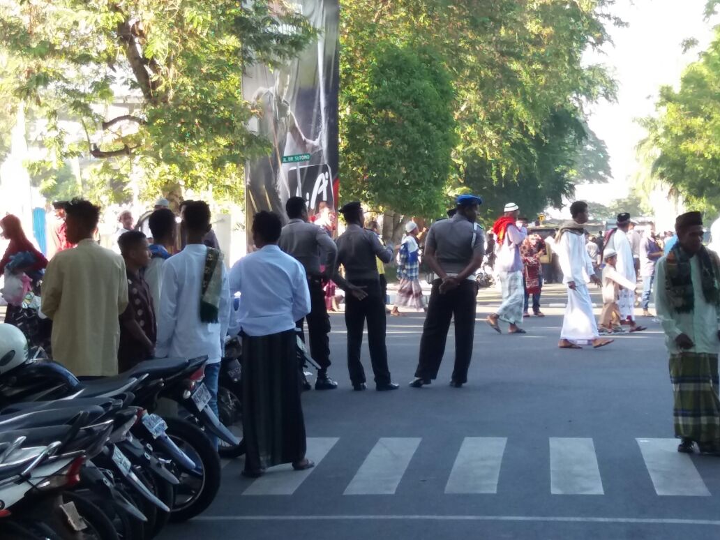 Amankan Perayaan Sholat Ied, Polres Alor Perketat Penjagaan