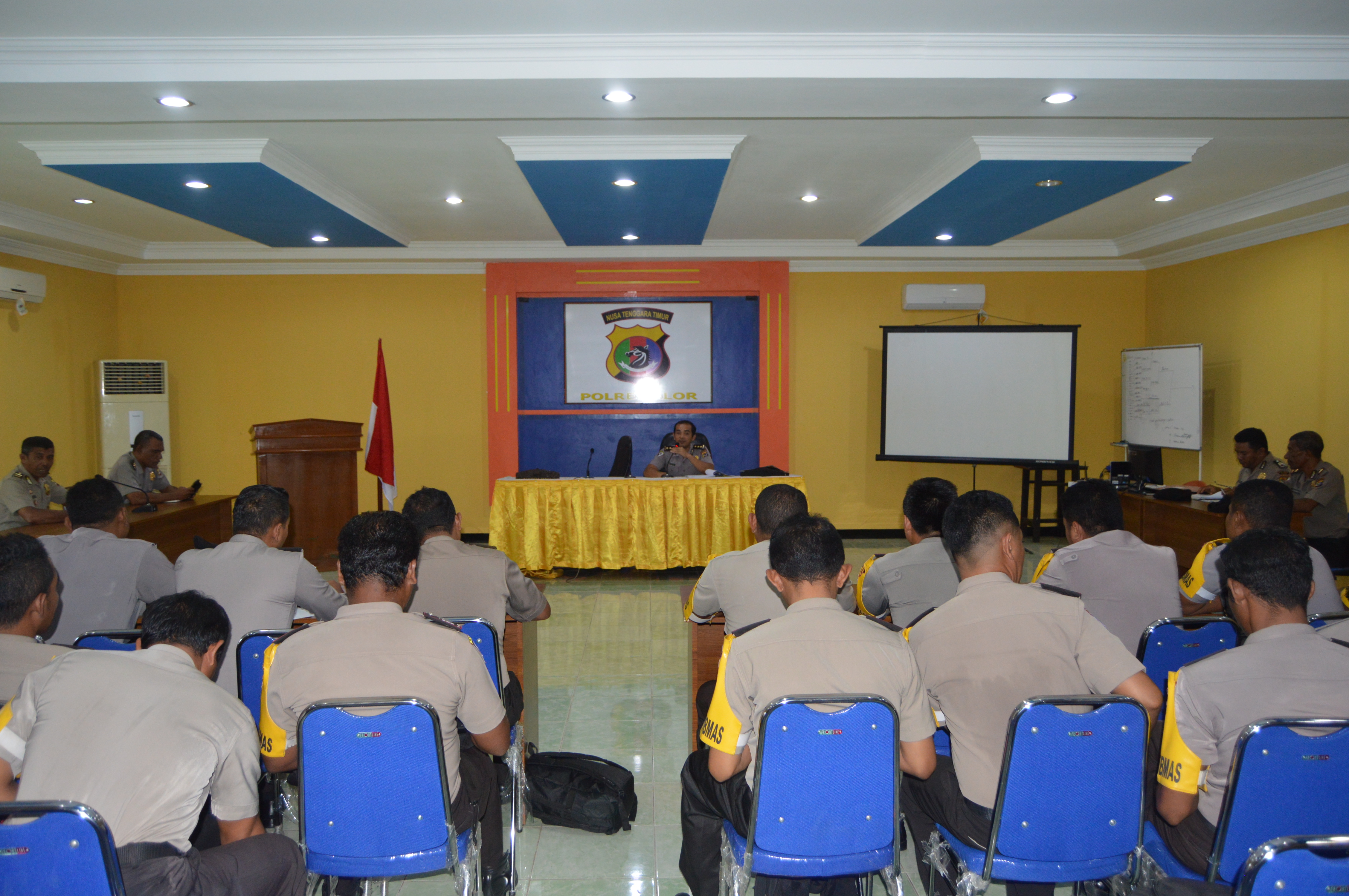 SUPERVISI BAHABINKAMTIBMAS POLRES ALOR DI HADIRI DIT BINMAS POLDA NTT