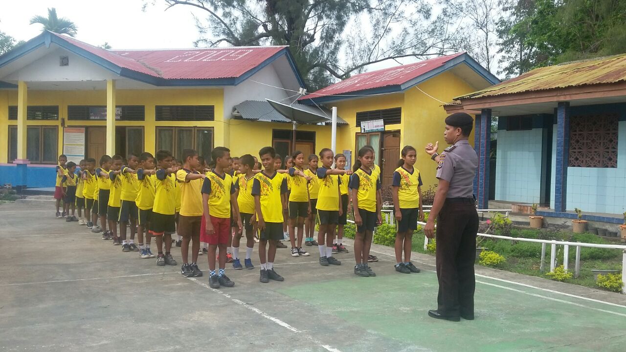 SAT BINMAS POLRES ALOR MELAKSANAKAN PELATIHAN POLISI CILIK