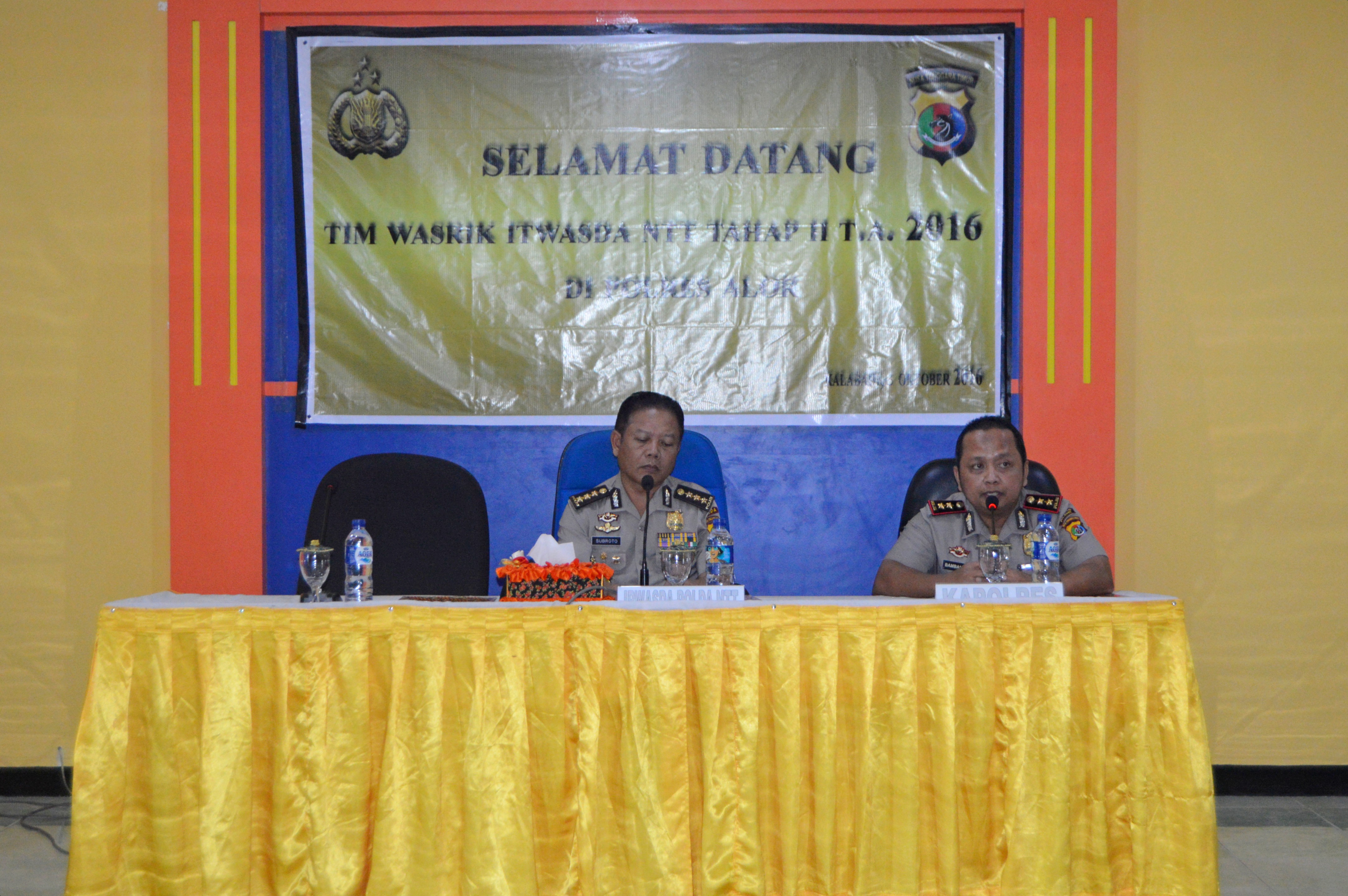 WASRIK ITWASDA TAHAP II DI POLRES ALOR