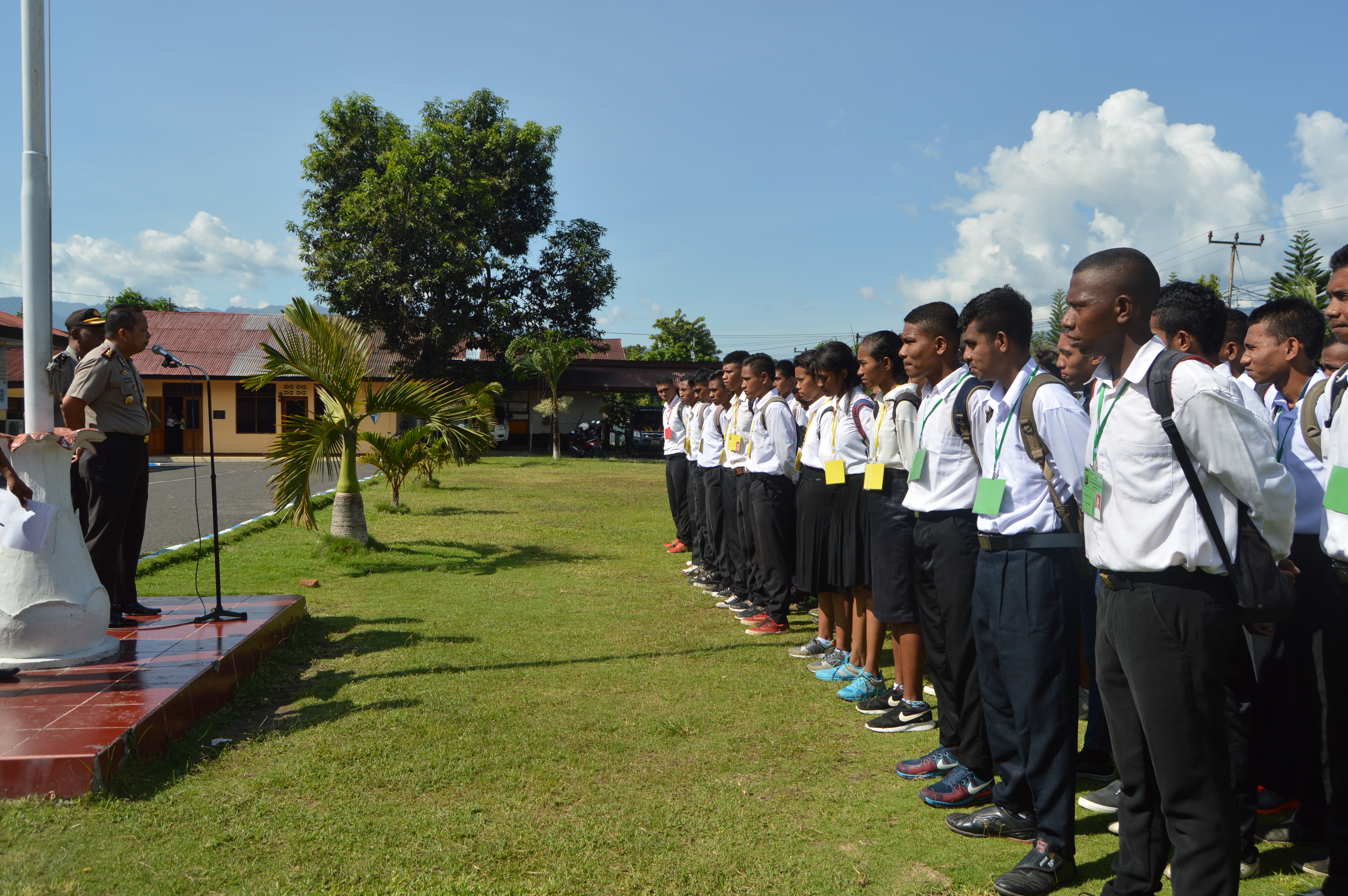 Kapolres Alor Berikan Arahan Kepada Para Calon Siswa