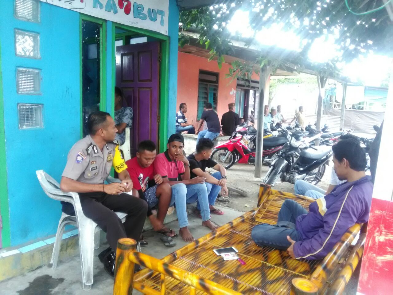 Patrol Dialogis Bhabinkamtibmas Himbau Pemuda  Berperan Aktif Jaga Kamtibmas