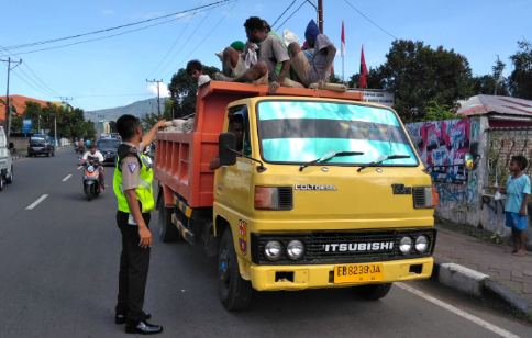 Lantas Alor Himbau Pengendara Yang Melanggar