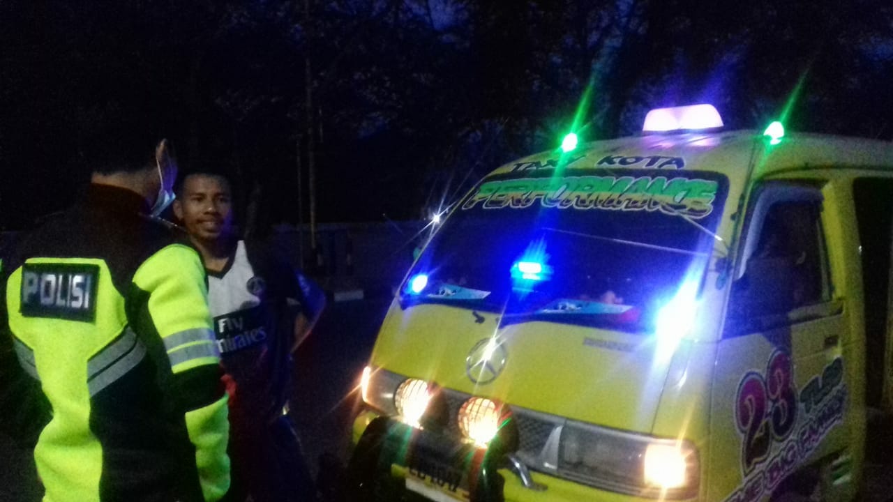 Satuan Lalulintas Polres Alor Razia Rotator