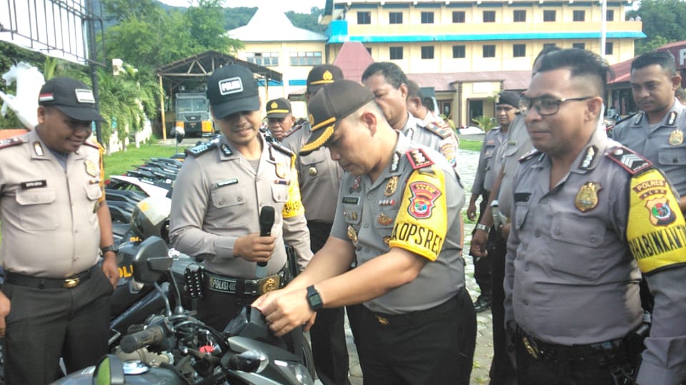 Polres Alor Gelar Pemeriksaan Ranmor Dinas