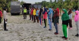 Sat Lantas Polres Alor Berikan Pelatihan PKS (Patroli Keamanan Sekolah)