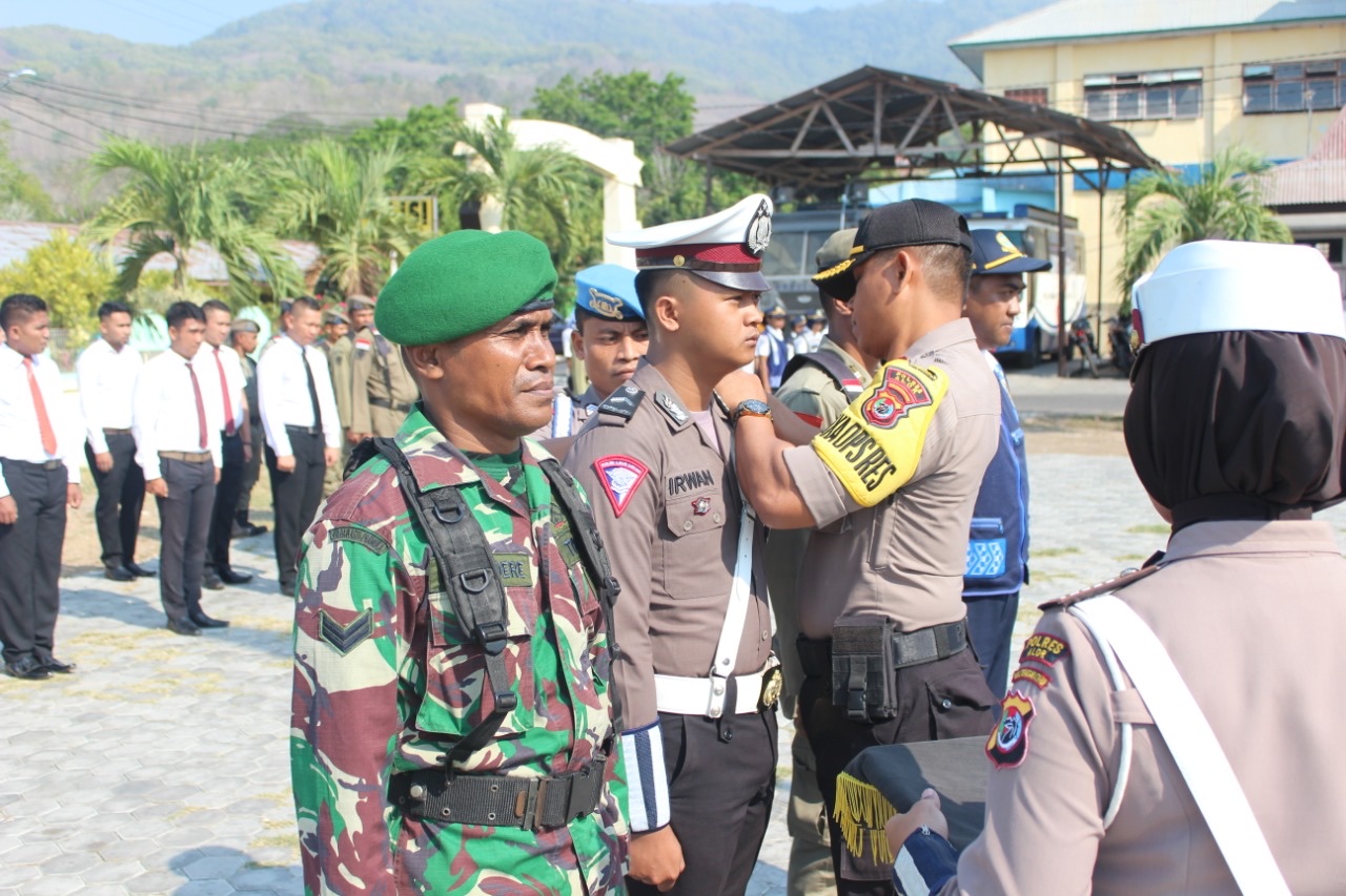 Polres Alor Laksanakan Apel Gelar Pasukan Operasi Zebra Turangga 2019