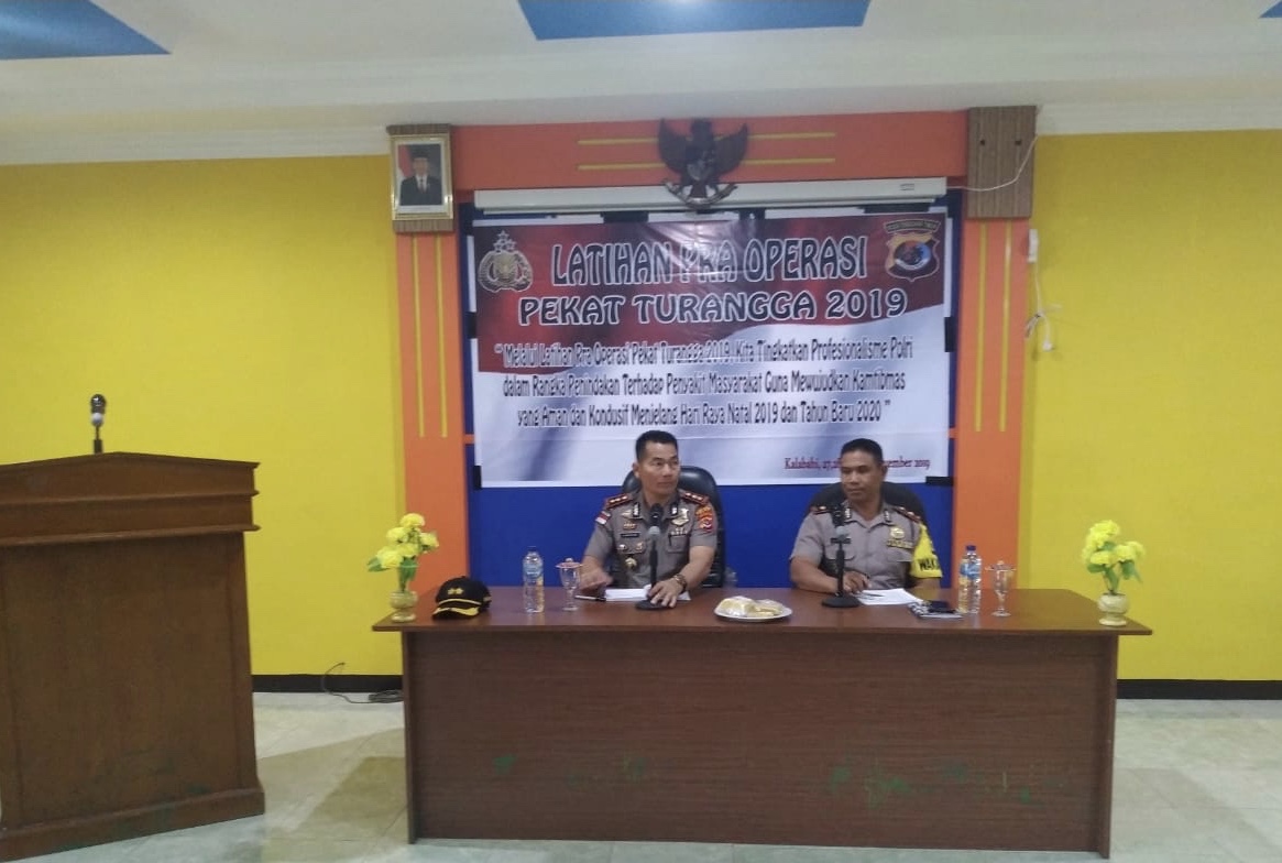 Polres Alor Gelar Latihan Pra Operasi Pekat Turangga 2019