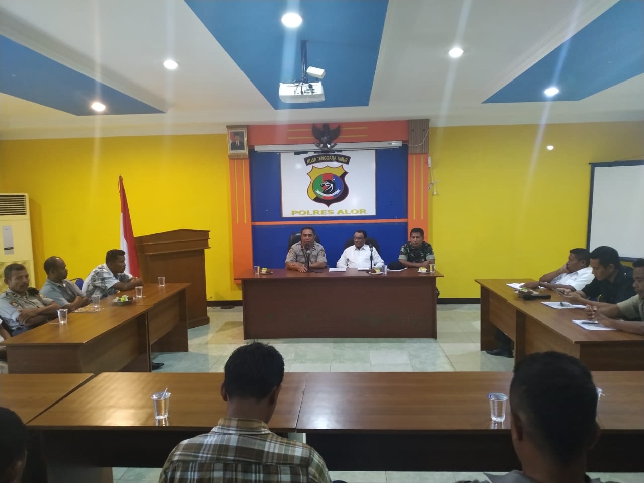 Rapat Koordinasi Pengamanan Pertandingan Sepak Bola Lavo Tana Cup I 2019