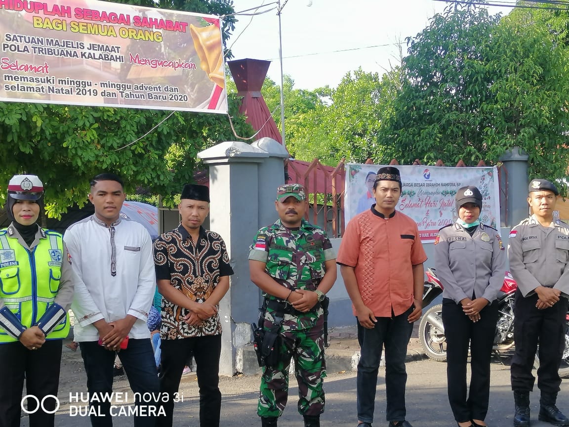 Beri Rasa Aman, Polres Alor Laksanakan Pengamanan di Gereja