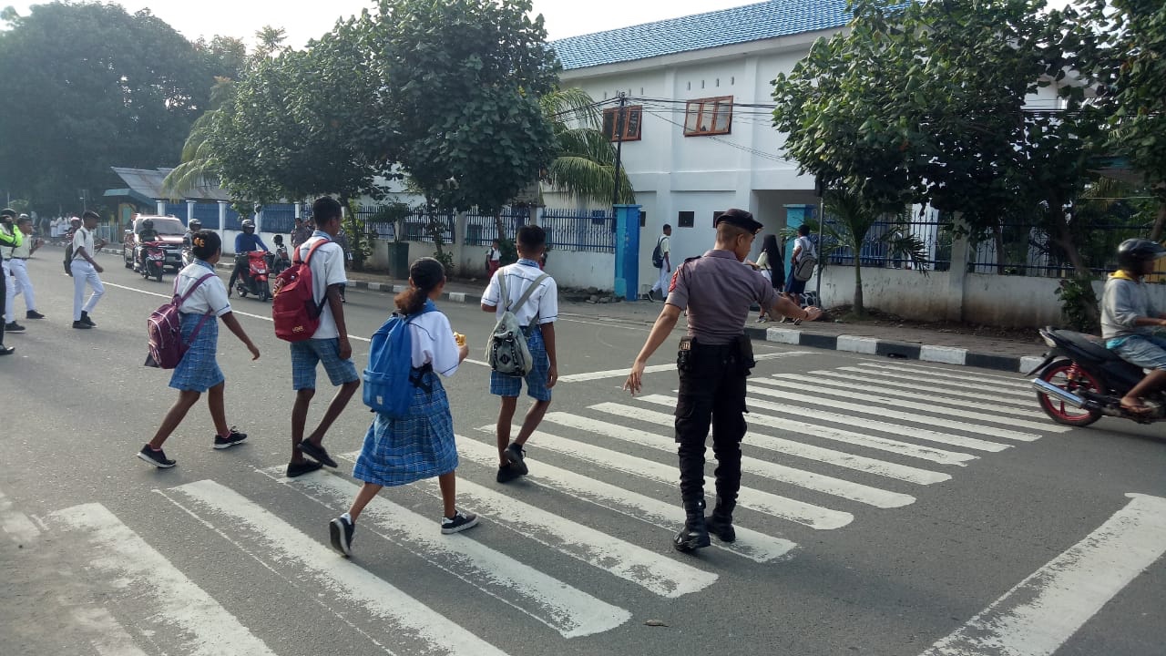 Sat Sabhara Polres Alor Laksanakan Gatur Pagi