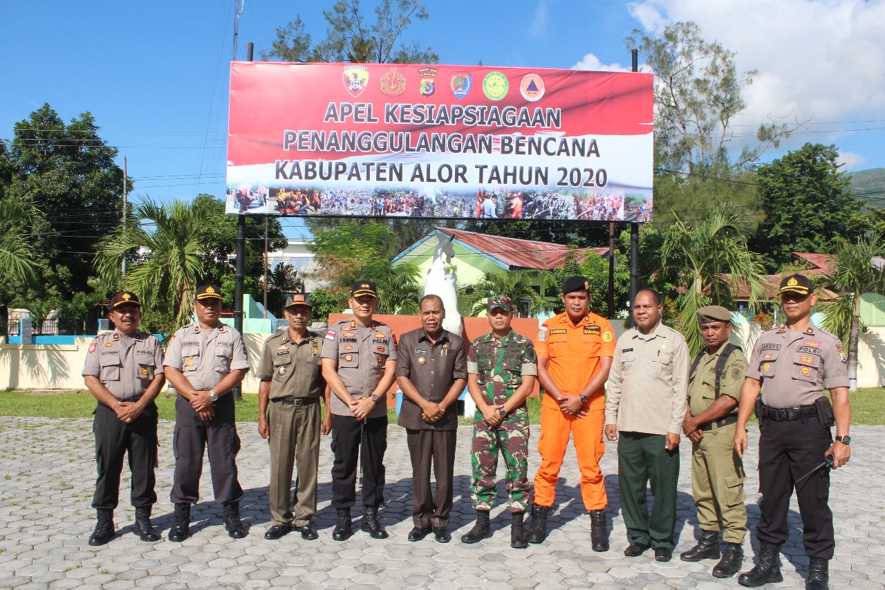 Polres Alor Laksanakan Apel Kesiapsiagaan Becana Di Kabupaten Alor