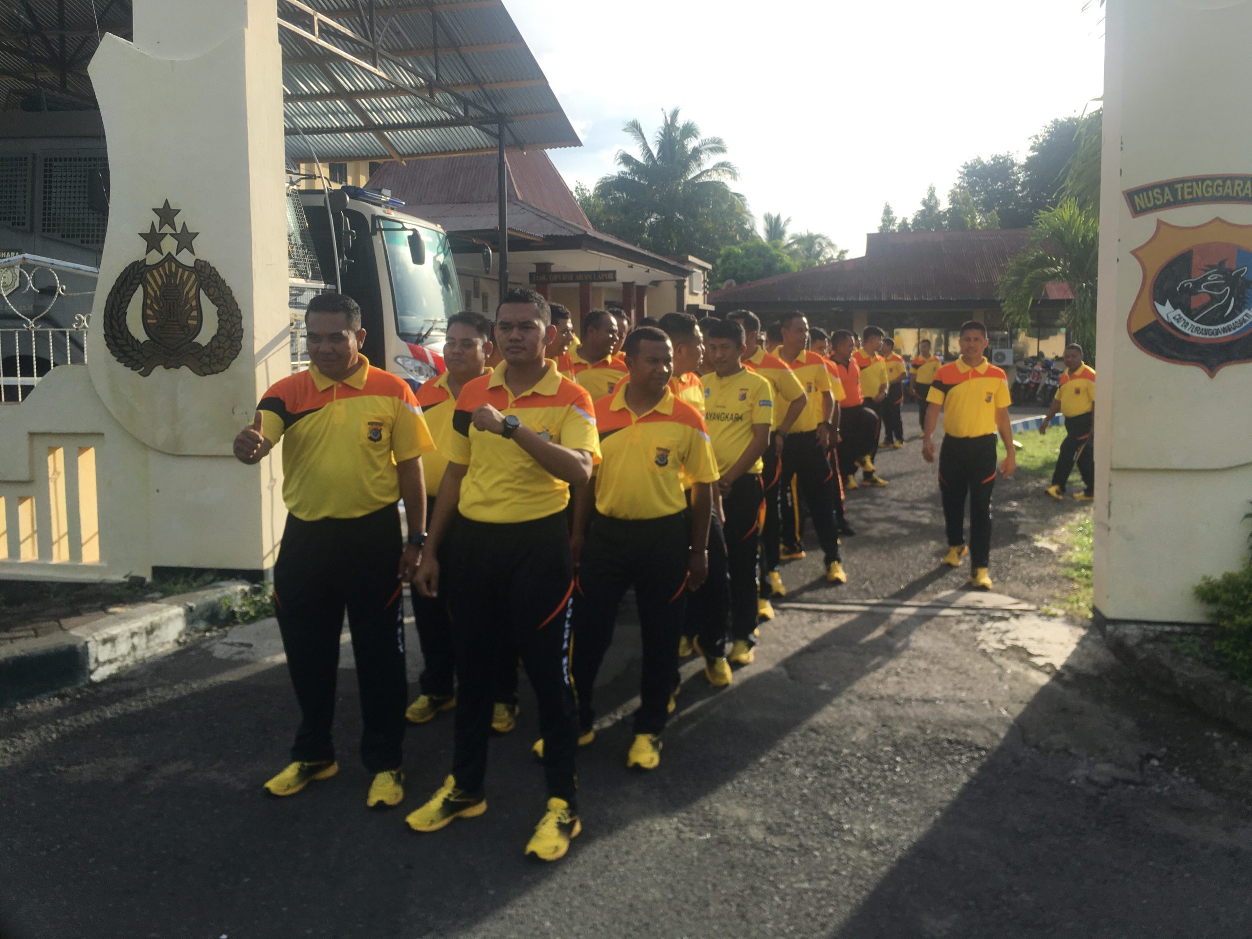 Jumat Sehat, Polres Alor Laksanakan Olahraga Pagi