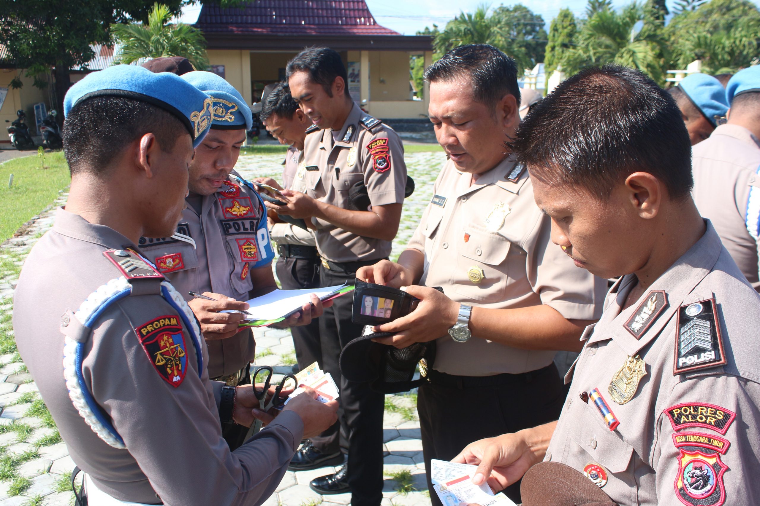 Propam Polres Alor Laksanakan Giat Gaktibplin Terhadap Personil.